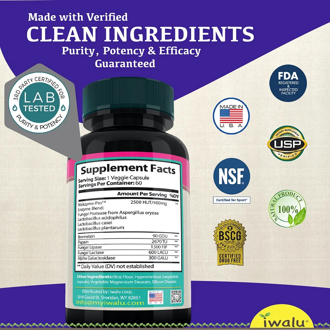 High Amylase | Best Supplement Capsule Pill Men Women FREE SHIP