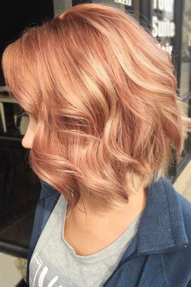 Short Strawberry Blond with Blonde Mix Wigs 100% Human Hair Lace Front Wigs