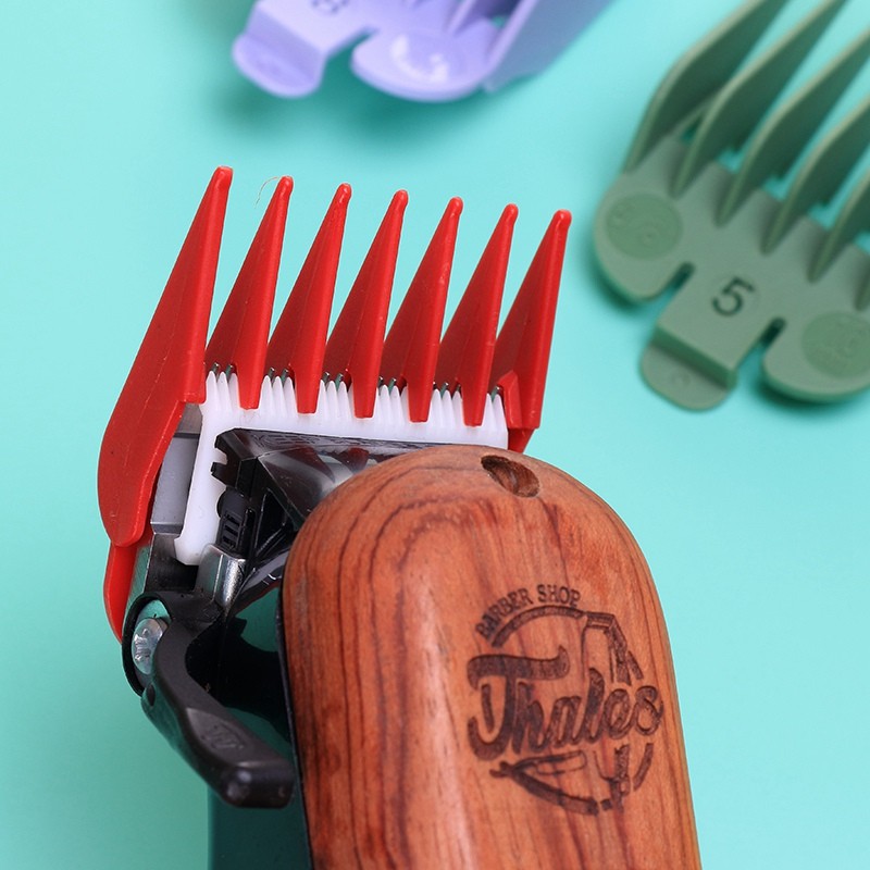 8PCS Hair Clipper Guide Combs Set for Wahl Trimmer Attachments Guards1