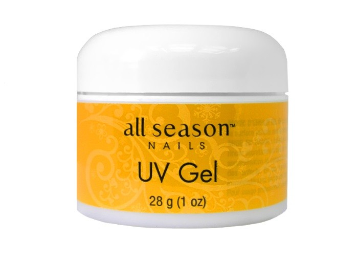 All Season Nails UV Nail Gel CLEAR 1 oz /28 g artificial nails extensions