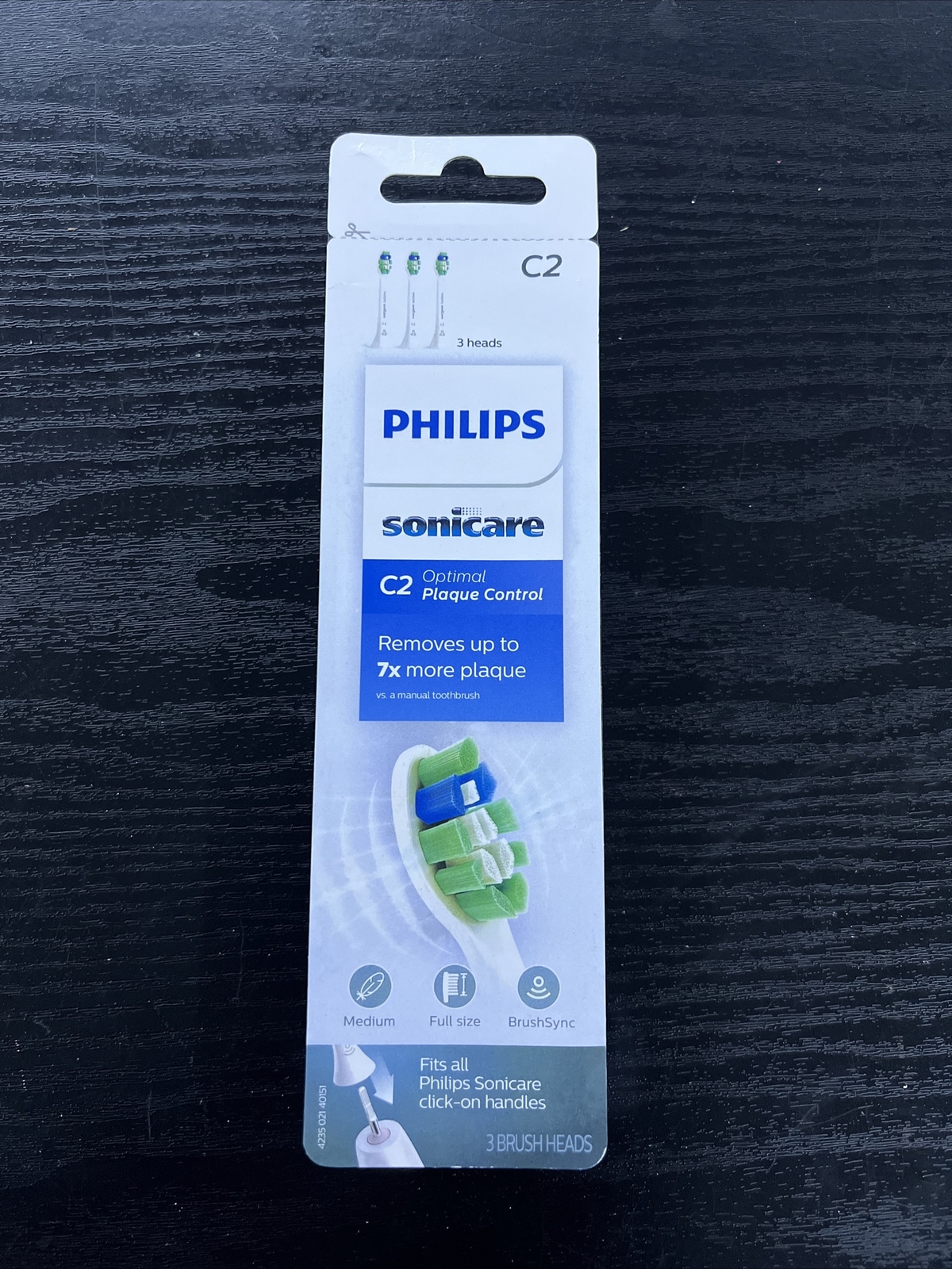 Philips Sonicare C2 Optimal Plaque Control 3 Brush Heads HX9023/65