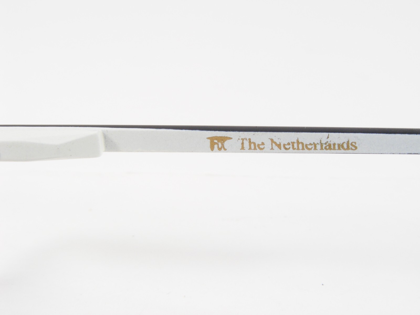 Vintage FOC The Netherlands Seventh 73 Black /White UNIQUE RARE EYEGLASSES FRAME
