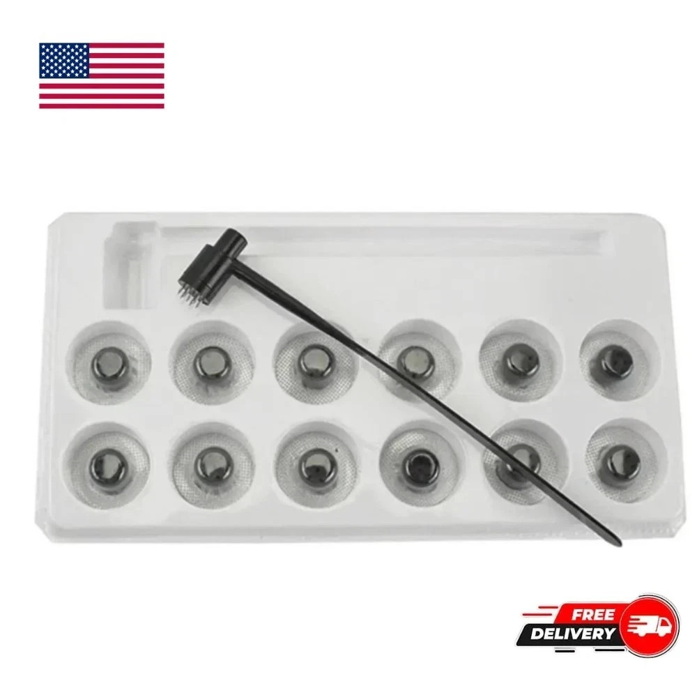 7 Star Needle Plum Blossom Dermal Hammer Set 13pcs Replaceable Heads Kit Therapy