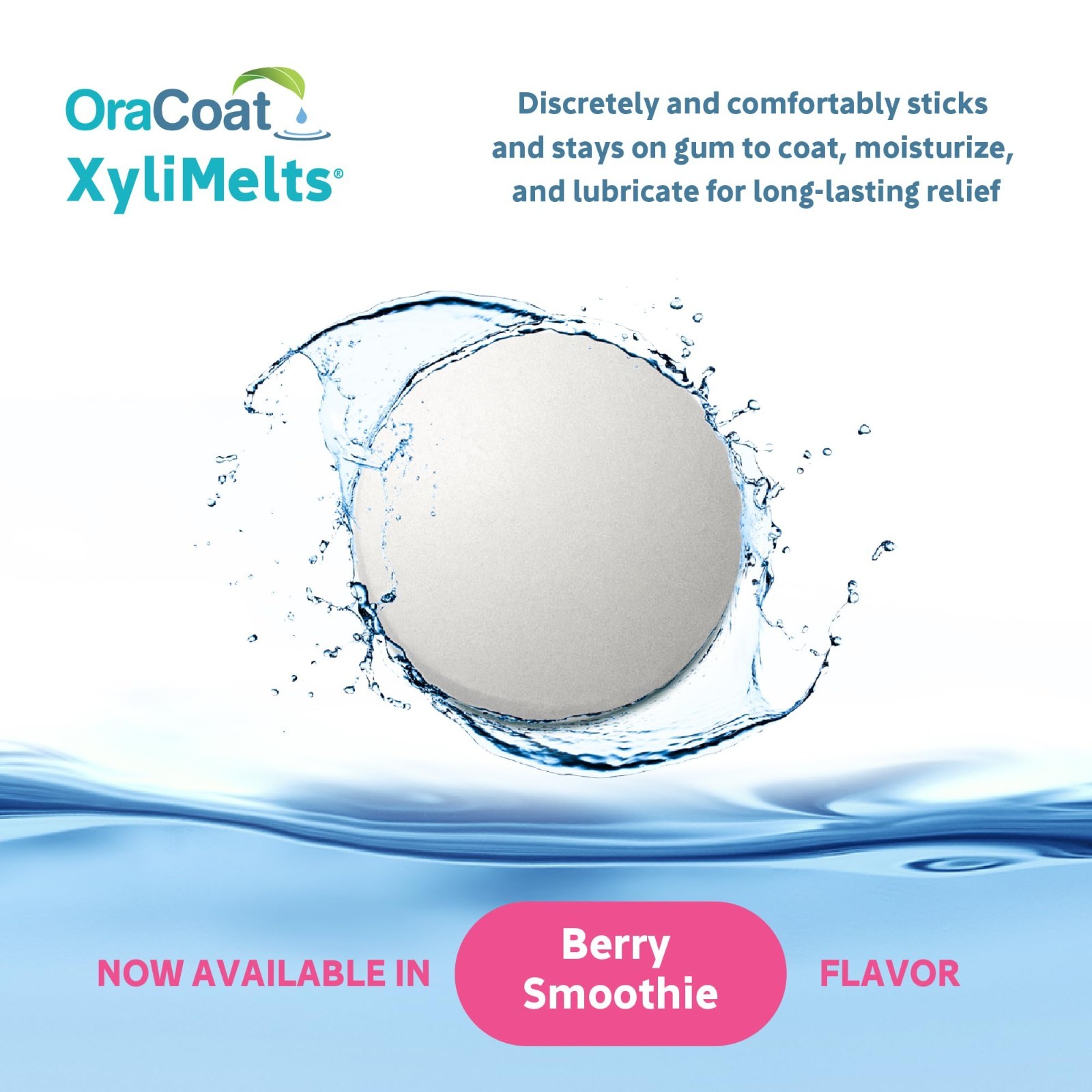 230 Ct Oracoat XyliMelts for Dry Mouth Night Time or Day, Berry Smoothie Flavor.