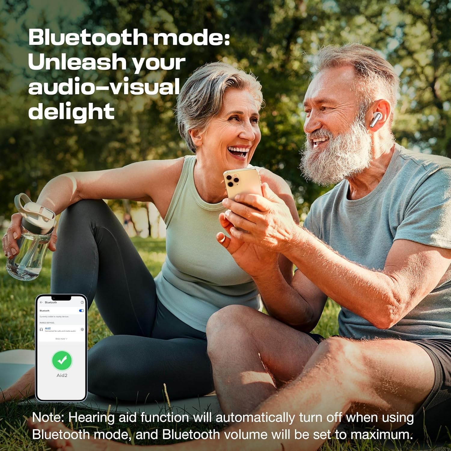 Effortless Listening with Rechargeable In-Ear Hearing Aids – Bluetooth Enabled