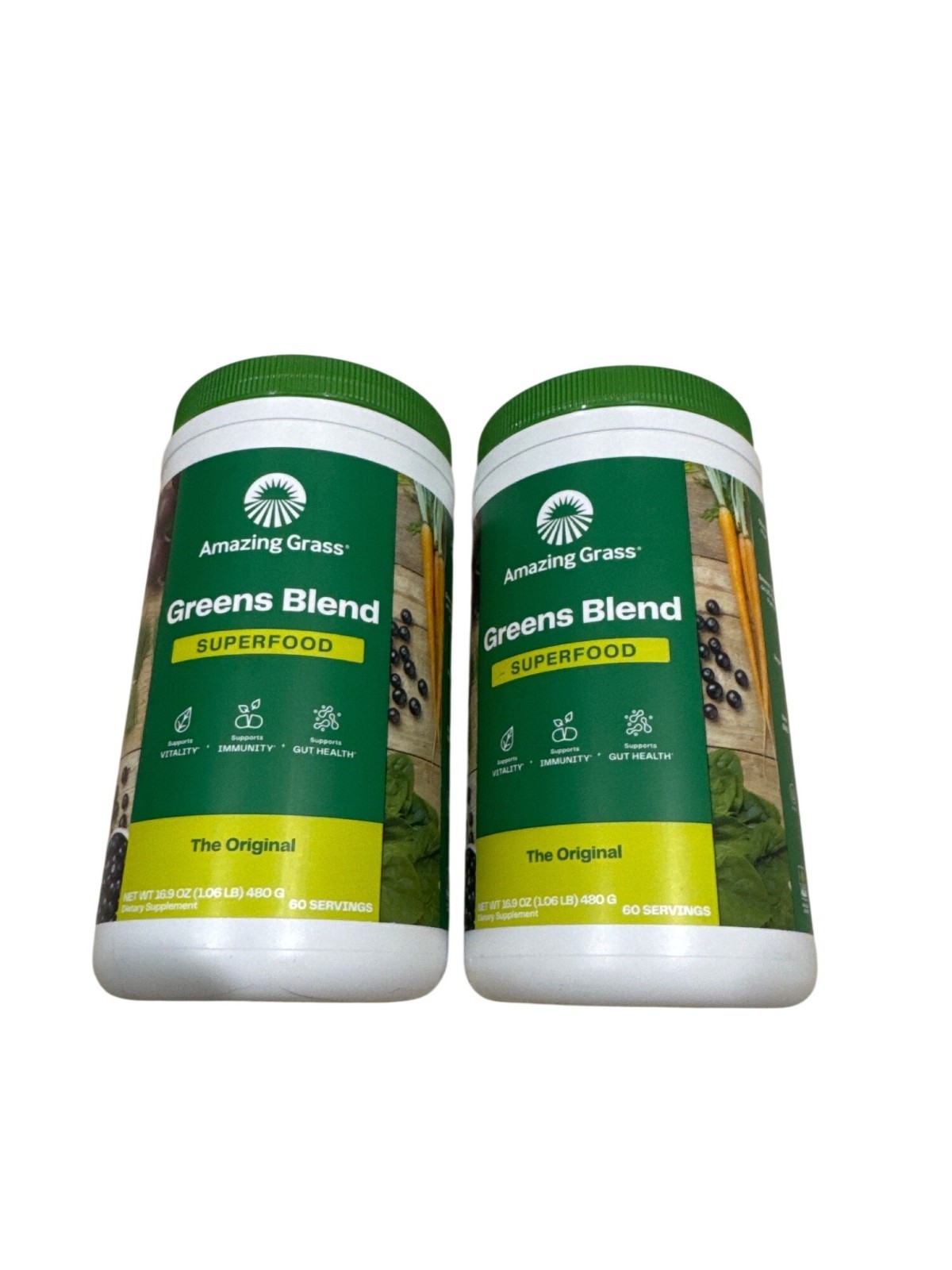 Amazing Grass, the Original Green Superfood, 17 Oz (Lot of 2)