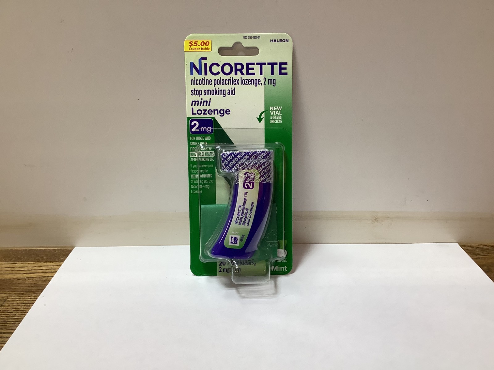 Nicorette 2mg Mint Mini Nicotine Lozenges 20 Count EXP. 11/26-12 PACK- 240 TOTAL