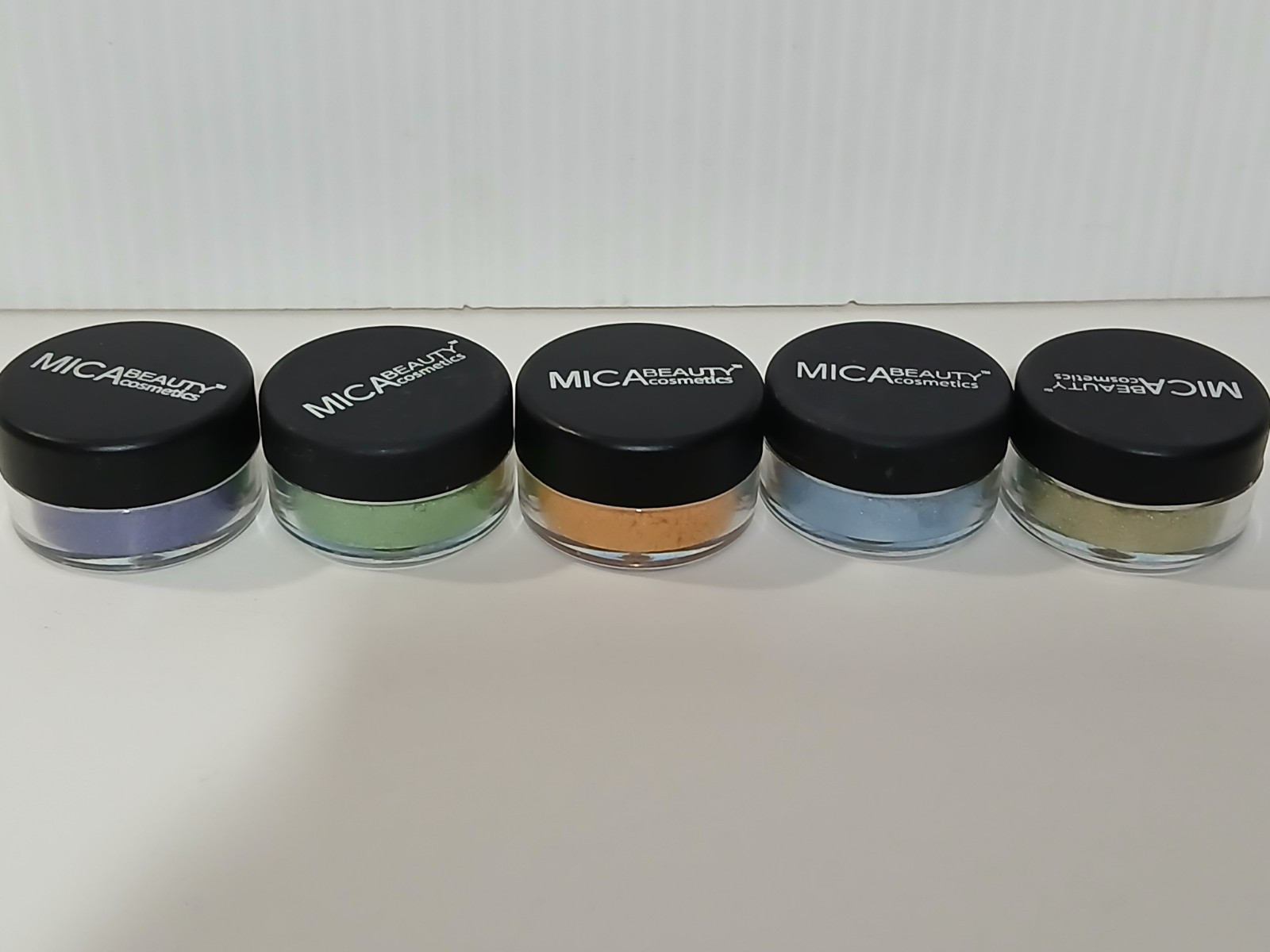 MICA Beauty Cosmetics Eye Shadow Shimmer Powder 2.5 gm Each, Lot Of 5 New