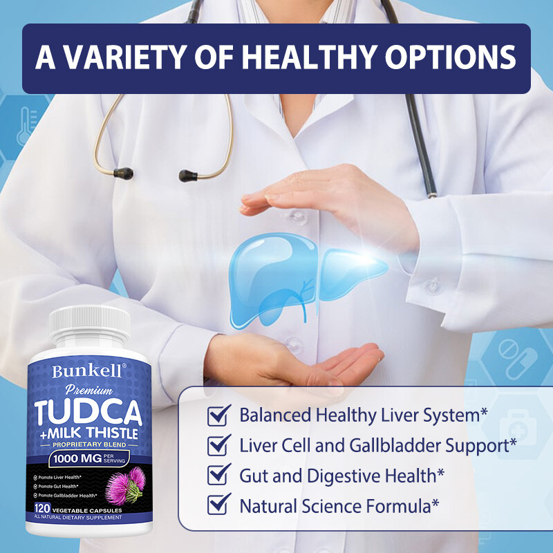 Premium TUDCA Liver Support Supplement 1000mg – Liver Detox and Cleanse