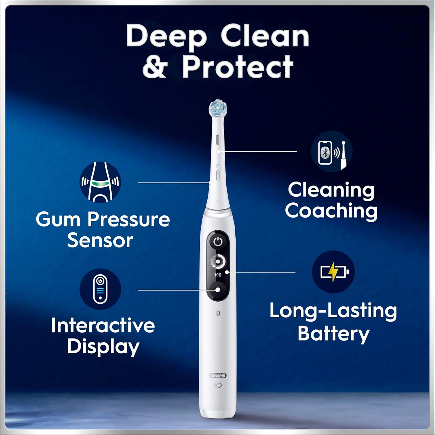 Oral-B iO7 Rechargeable Electric Toothbrush SEALED Limited Deep Clean + Protect