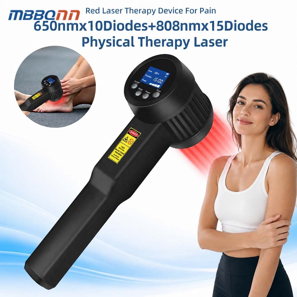 8W Low Level Laser Therapy Device 650/808nm for Shoulder Knee Joint Pain Relief