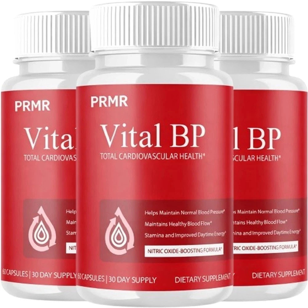 (3 Pack) Vital BP Advanced Blood Support Vitamin Formula VitalBP – 180Capsules