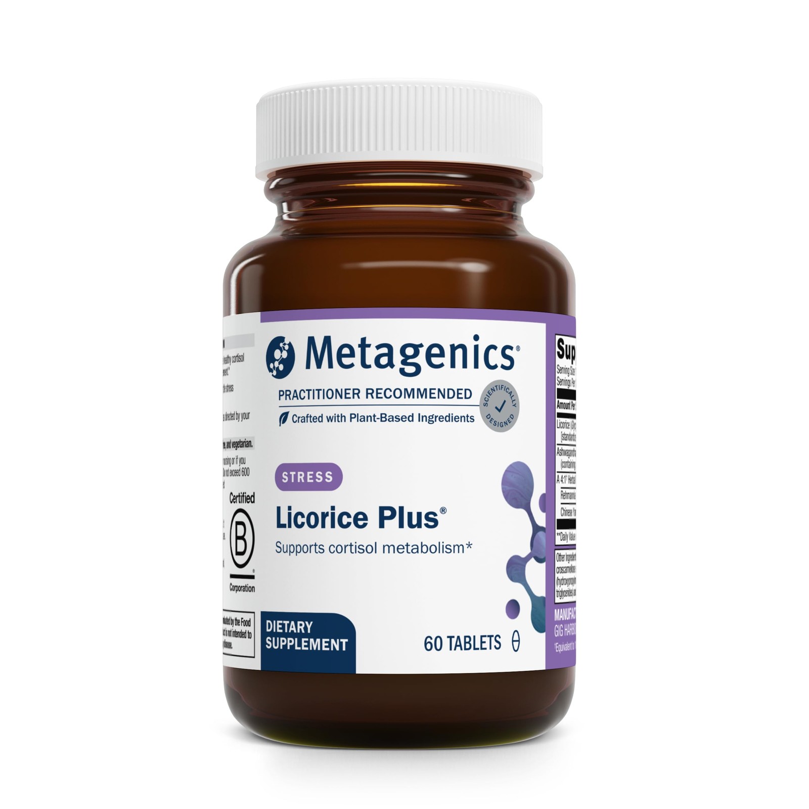 Metagenics Licorice Plus – Cortisol Stress Support Supplement with Licorice