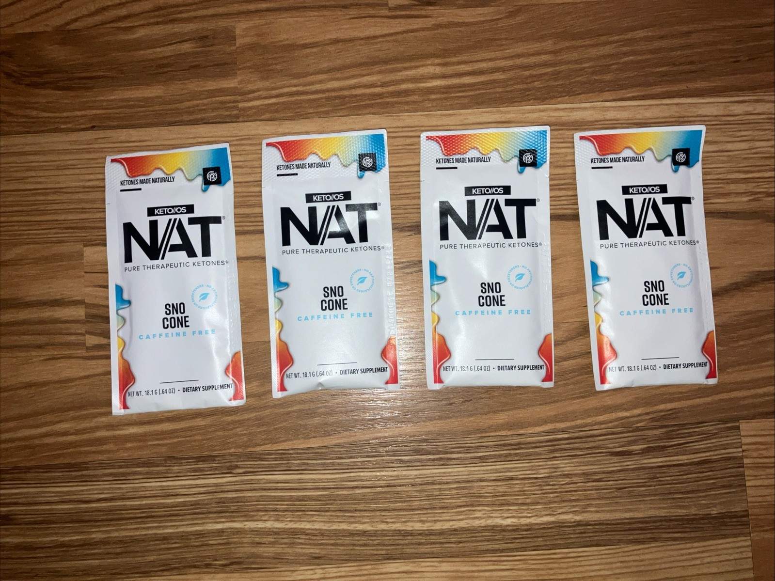 🔥 Pruvit Keto OS NAT Ketones Caffeine Free Son Cone 4 Pack