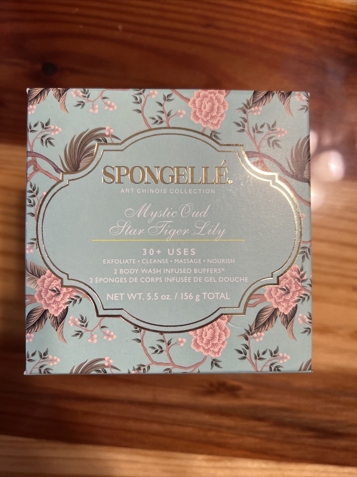 Spongelle Mystic Oud /Star Tiger Lily Duo (Set Of 2) Body Sponge Buffer 5.5oz