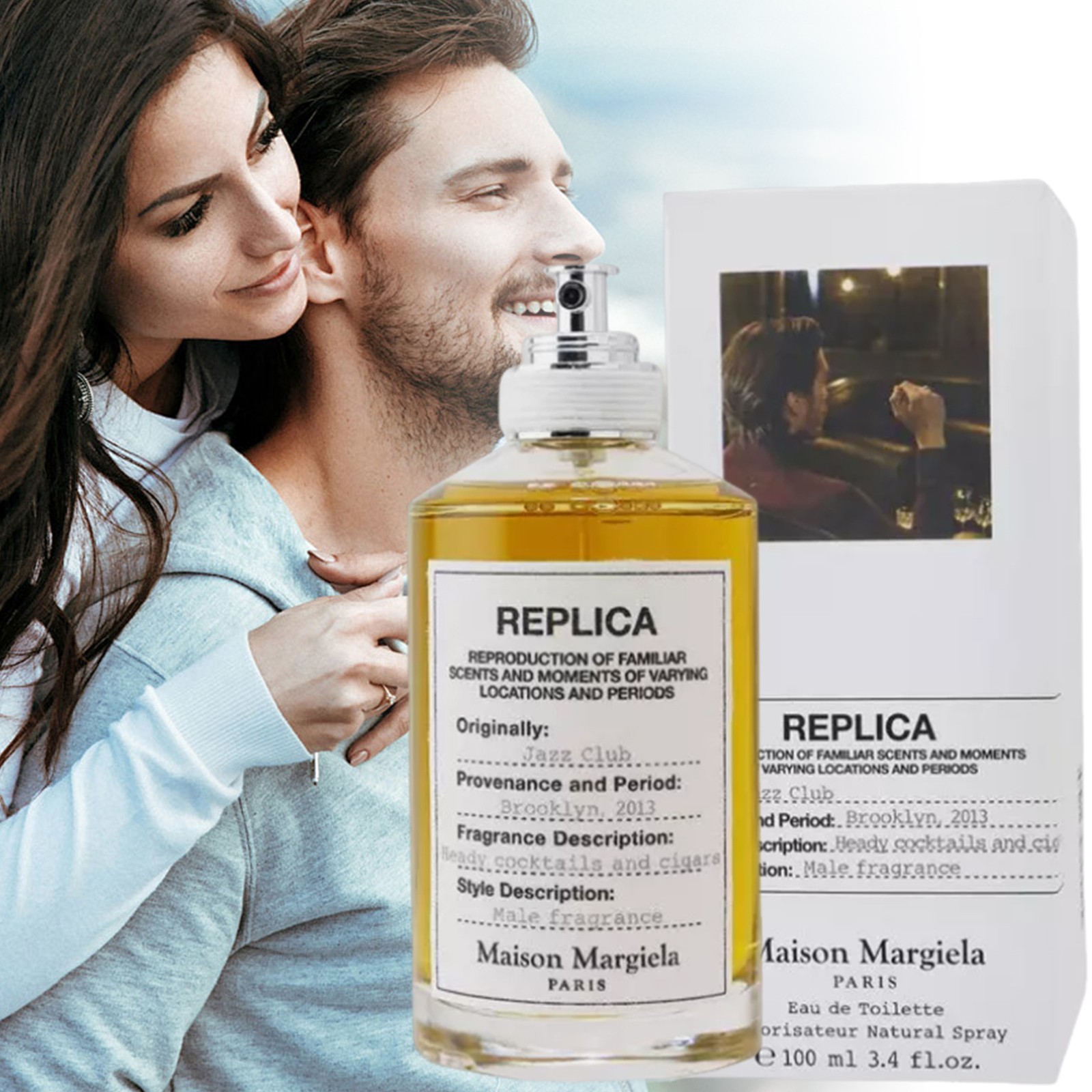 Maison Margiela Replica Jazz Club 3.4oz EDT Cologne for Men New in Sealed Box