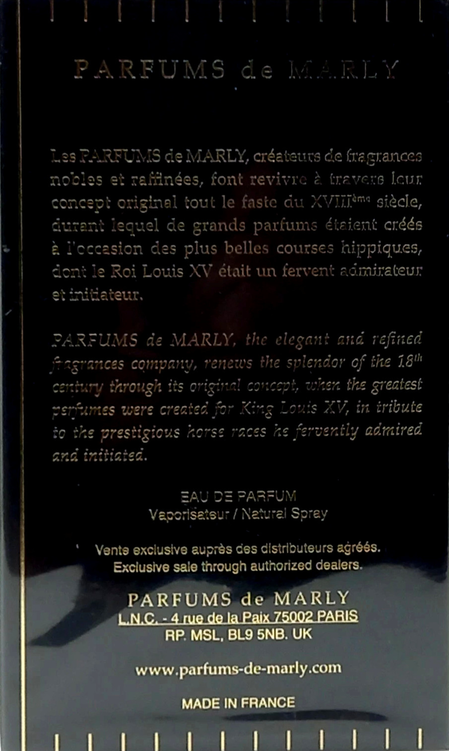 Perfums De Marly Godolphin Royal Essence Eau De Parfum Men 4.2 Oz / 125 ml New!