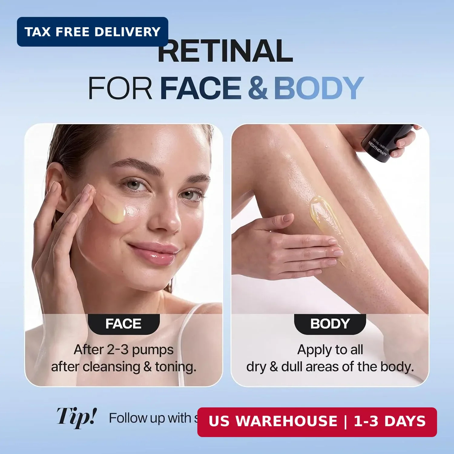 MEDITHERAPY Retinal Skin Booster Serum 5.07 fl oz | Retinaldehyde, Niacinamide,