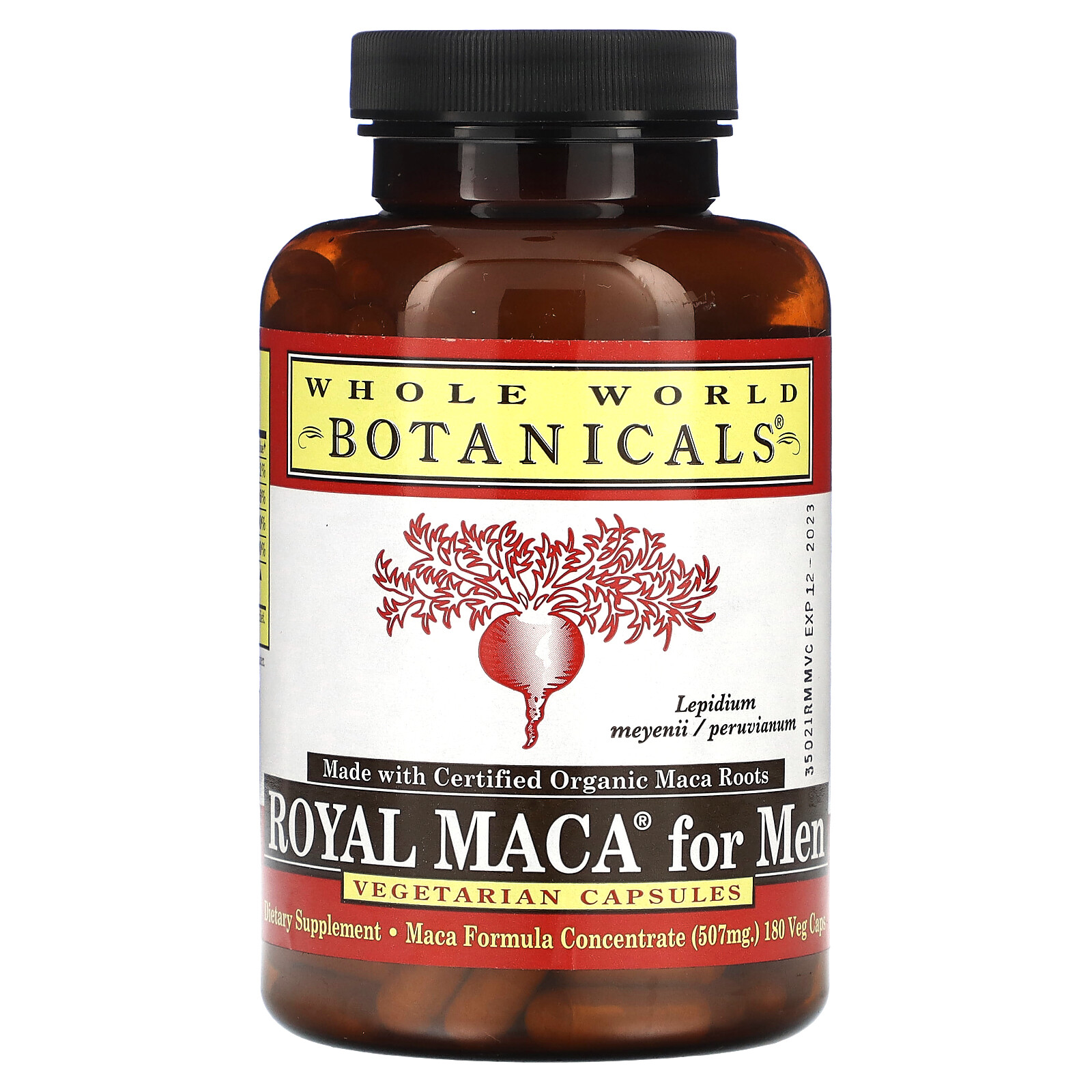 Royal Maca for Men, 507 mg, 180 Veg Caps (253 mg per Capsule)