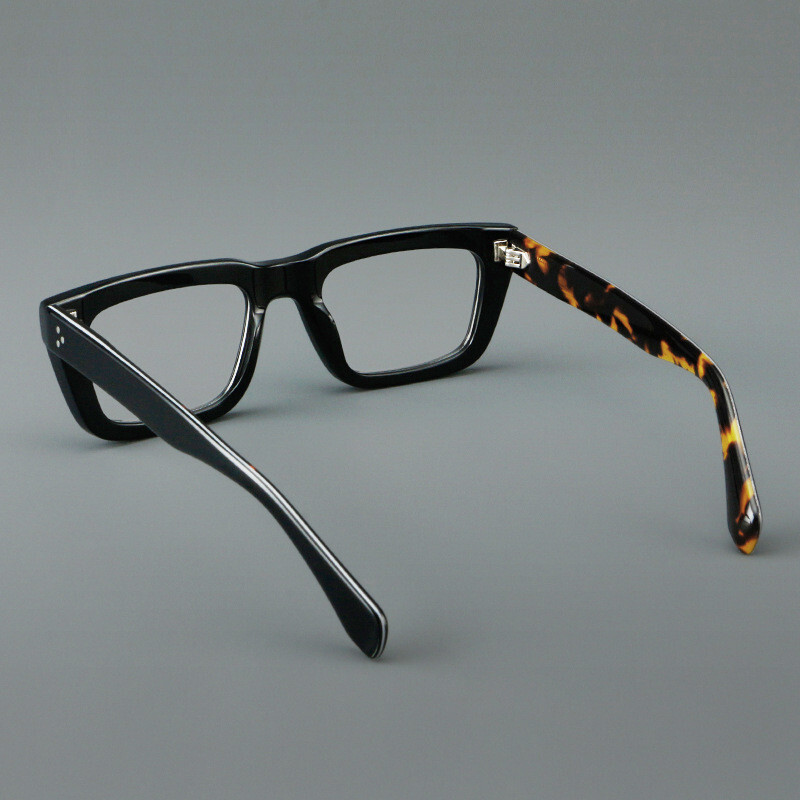 Thick Square Acetate Reading Glasses Resin Lenses Readers Retro Eyeglasses frame