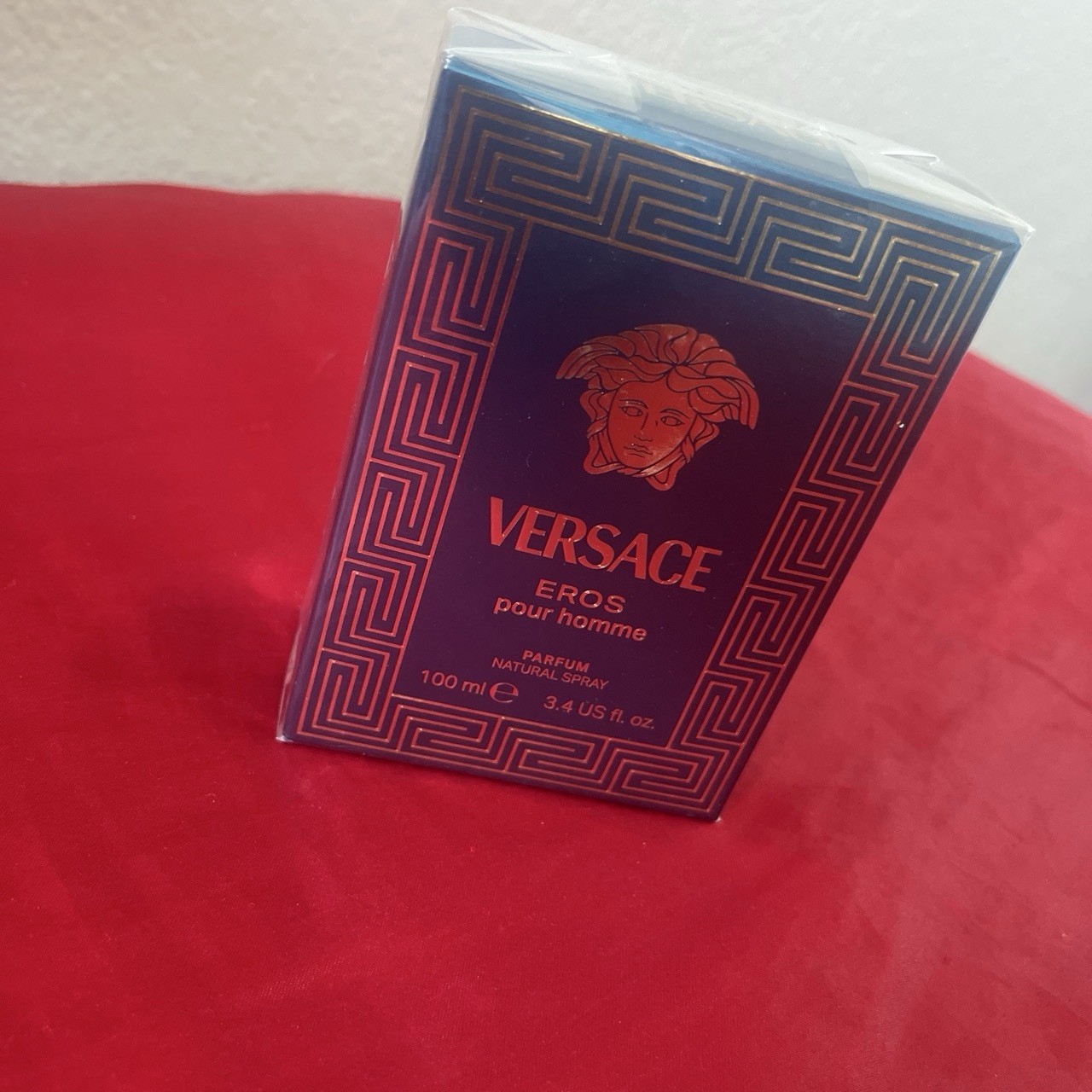 Versace Eros pour homme Parfum Spray, Regular Size 3.4 fl oz