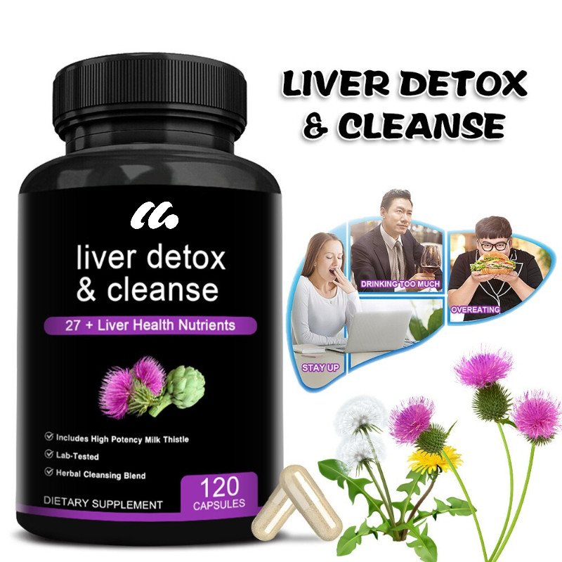 Best Liver Cleanse Repair Capsules Detox Cleanser Supplements Men Women Care