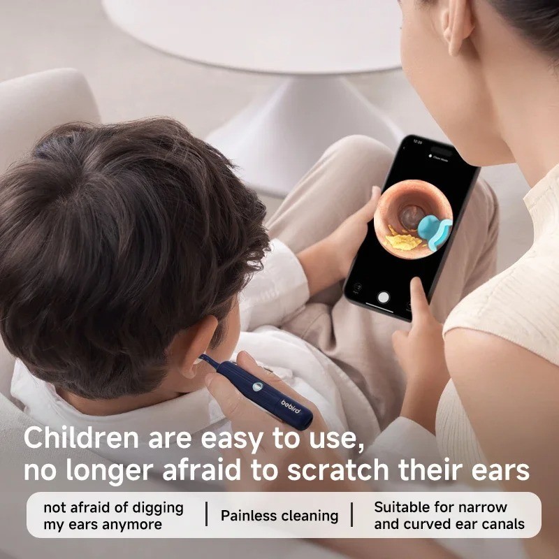 Ear Wax Cleaner With Camera HD Flexible Endoscope Visual Cleaning Smart Ear Care