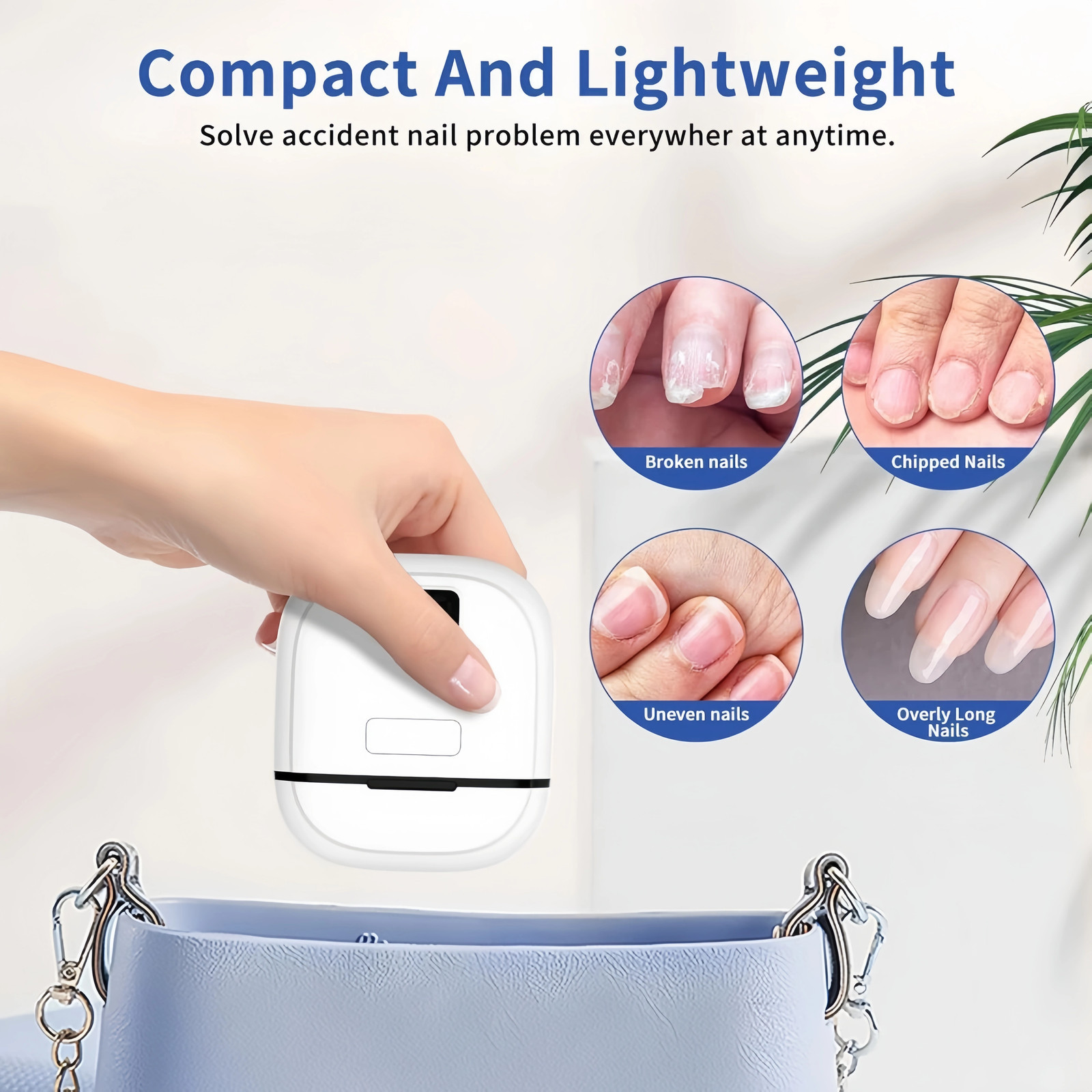 Nail Clipper Toe Thick Nails Professional Cutter Pedicure NEW Electric Automatic