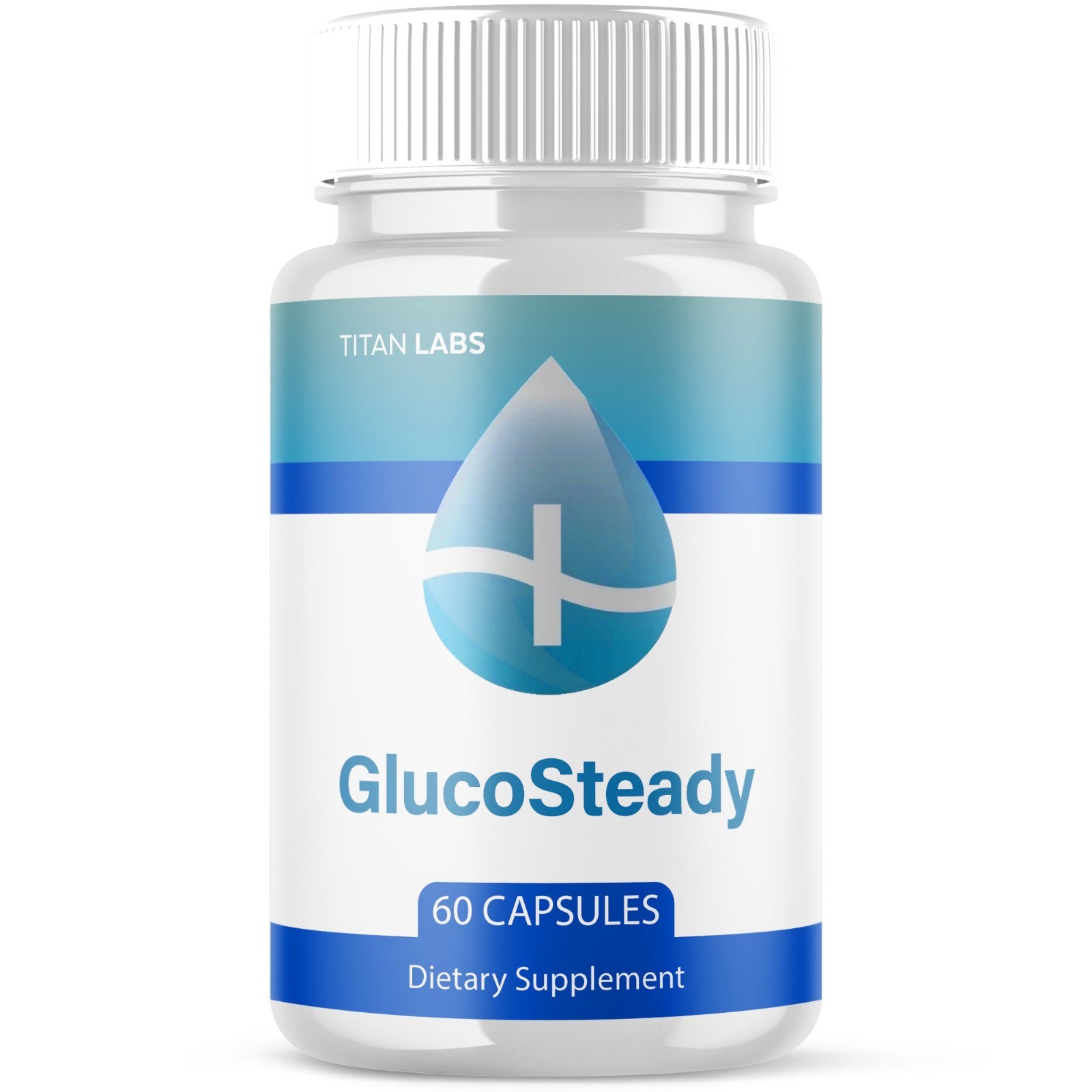 (1 Pack) GlucoSteady Advanced Blood Support Formula Gluco Steady 60 Capsules