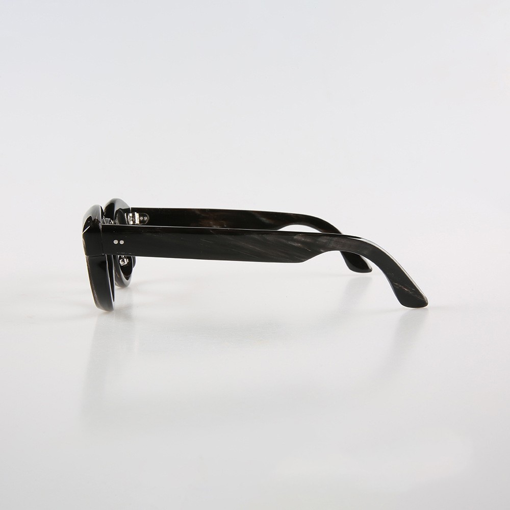 Man Eyeglass Frames Retro Irregular Thick Handmade Buffalo Horn Glasses Frame
