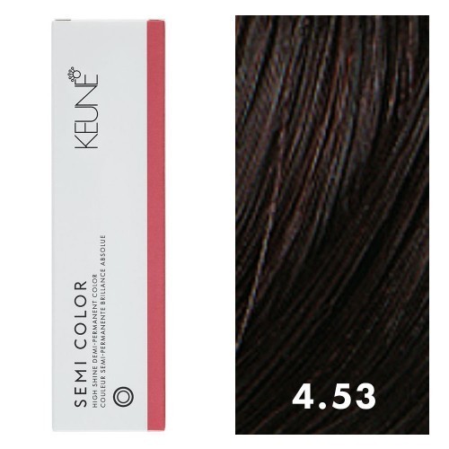 3 PACKS Keune Semi Color 4.53 Medium Mahogany Golden Brown 2oz CANADA FAST SHIP