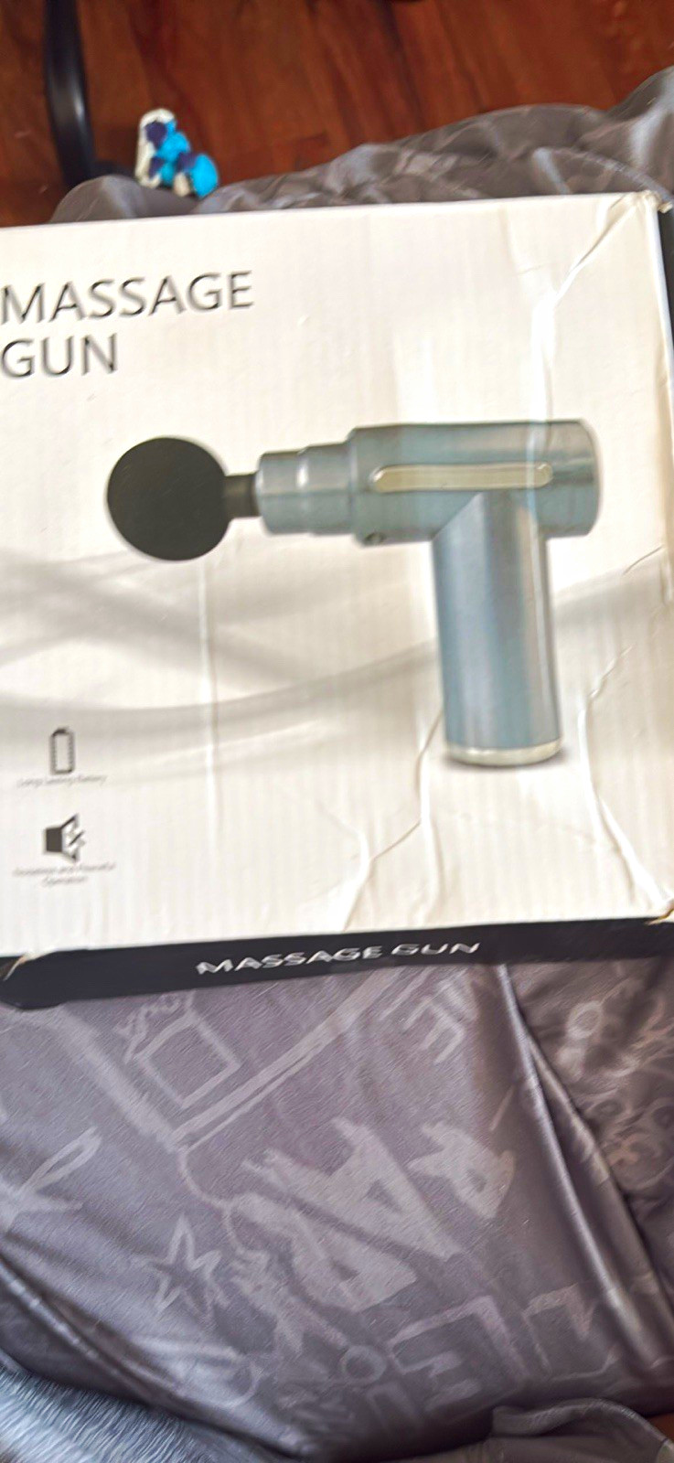 Percussion Massage Gun Handheld Cordless Rechargeable 4 Heads USB YE-020