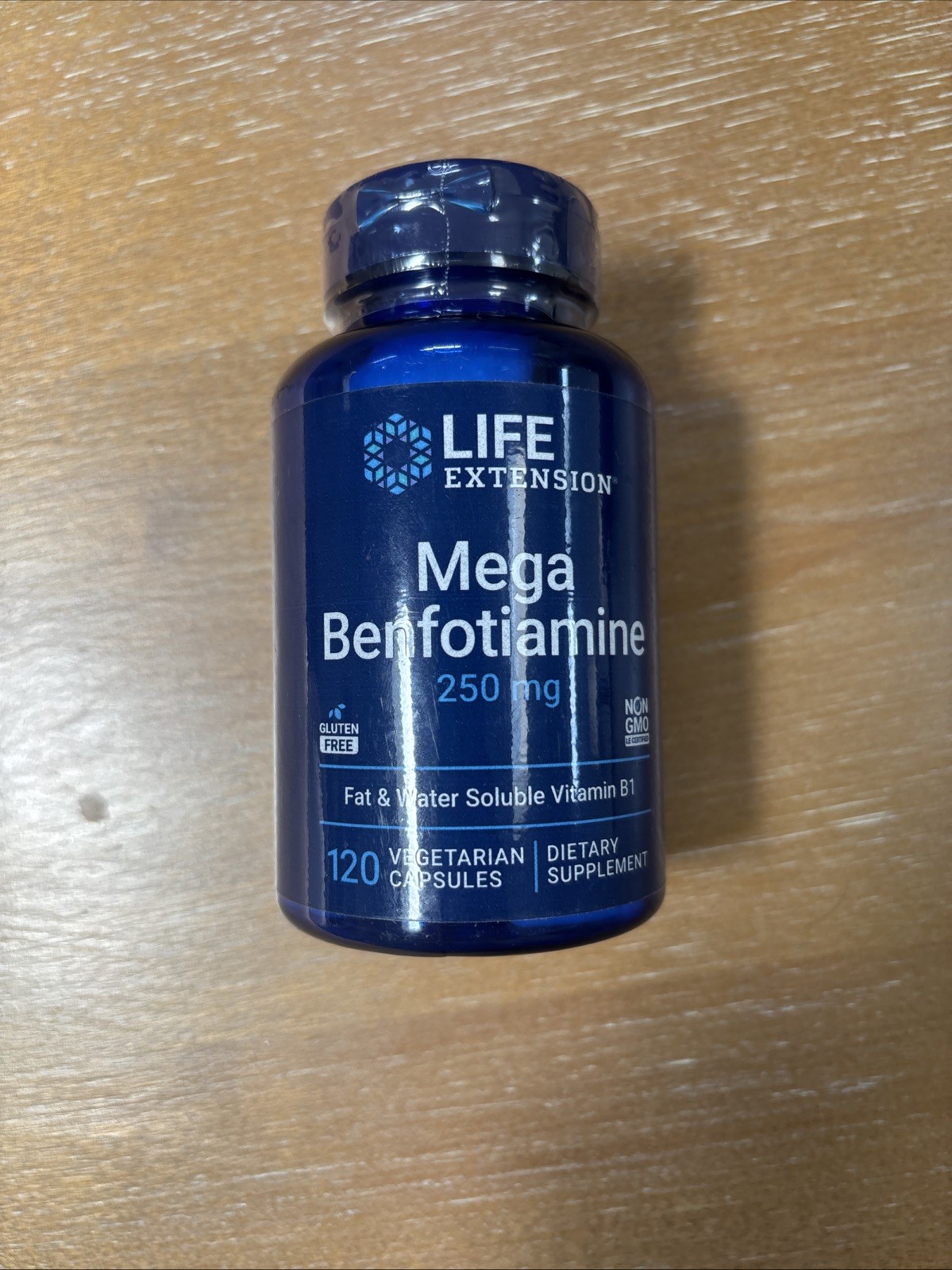 Life Extension MEGA BENFOTIAMINE 250mg 120 CAPSULES – 09/2026 Exp Date