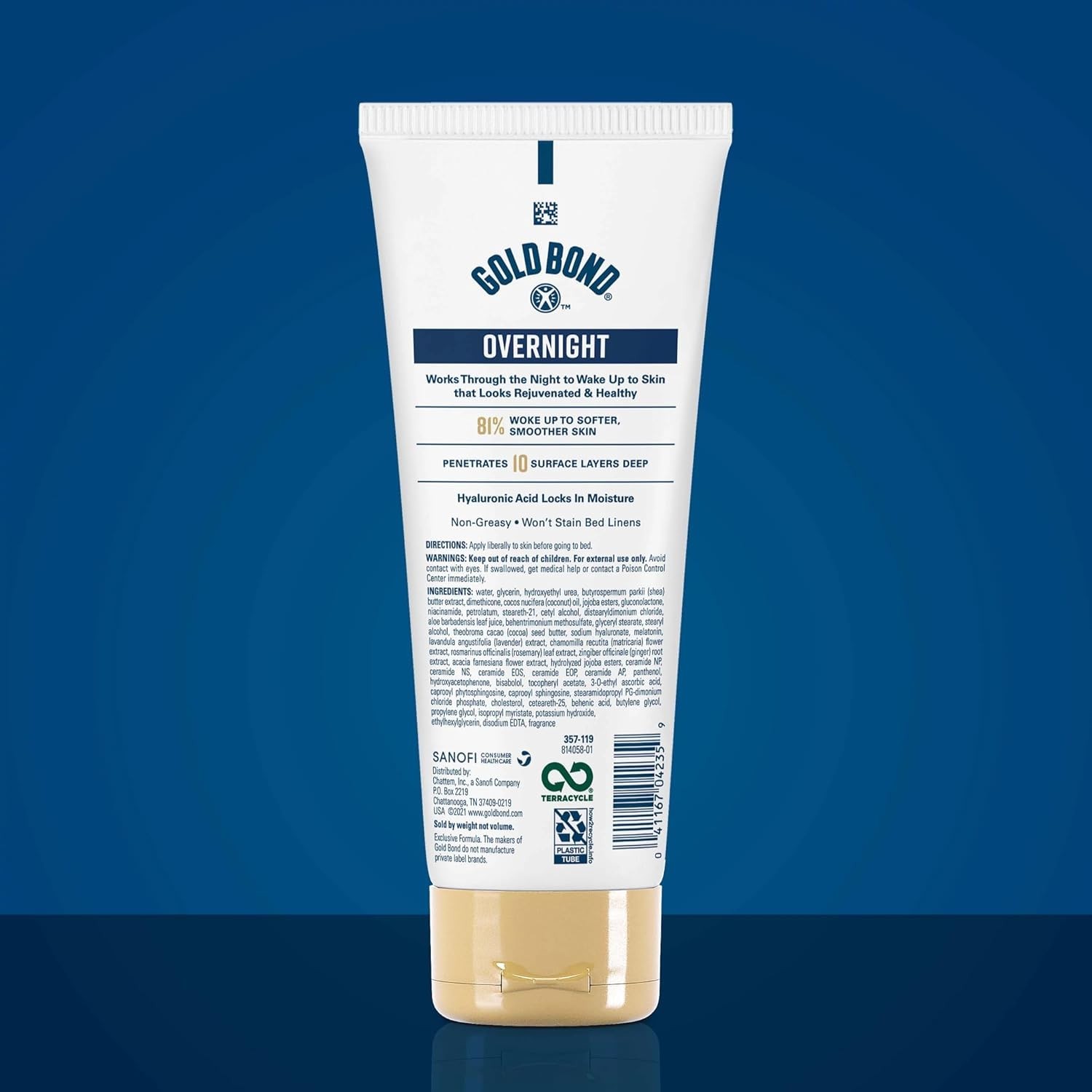 *2PACK* Gold Bond OVERNIGHT LOTION Deep Moisturizing Skin Therapy 8oz FREE SHIP