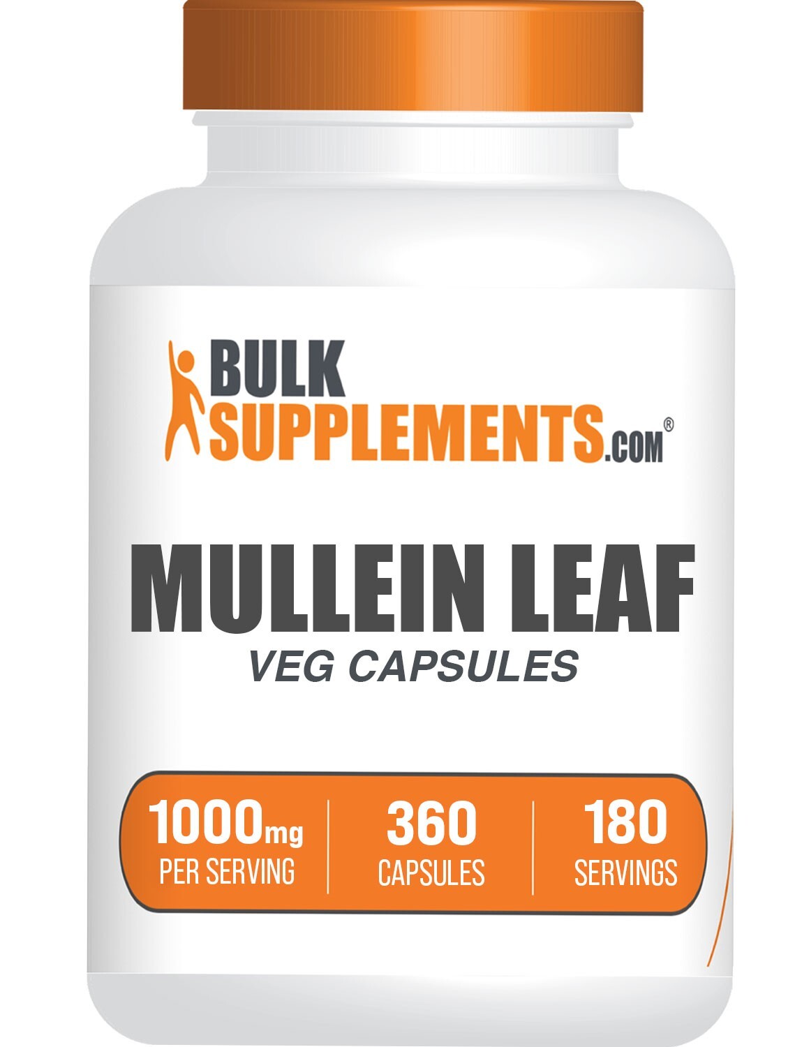 BulkSupplements Mullein Leaf Extract Capsules – 100mg per Serving – 360 Capsules