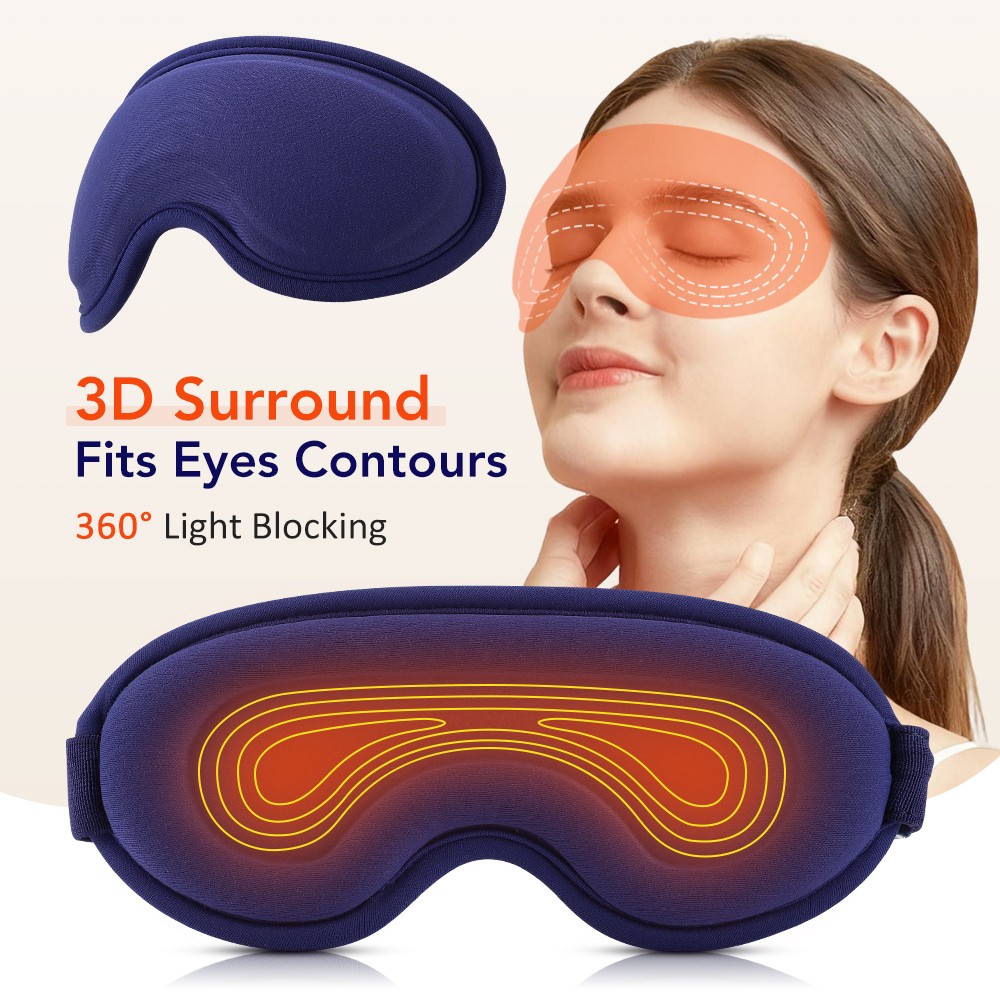 Electric Heated Eye Mask – Warm Compress for Dry Eyes, Blepharitis & Stye Relief