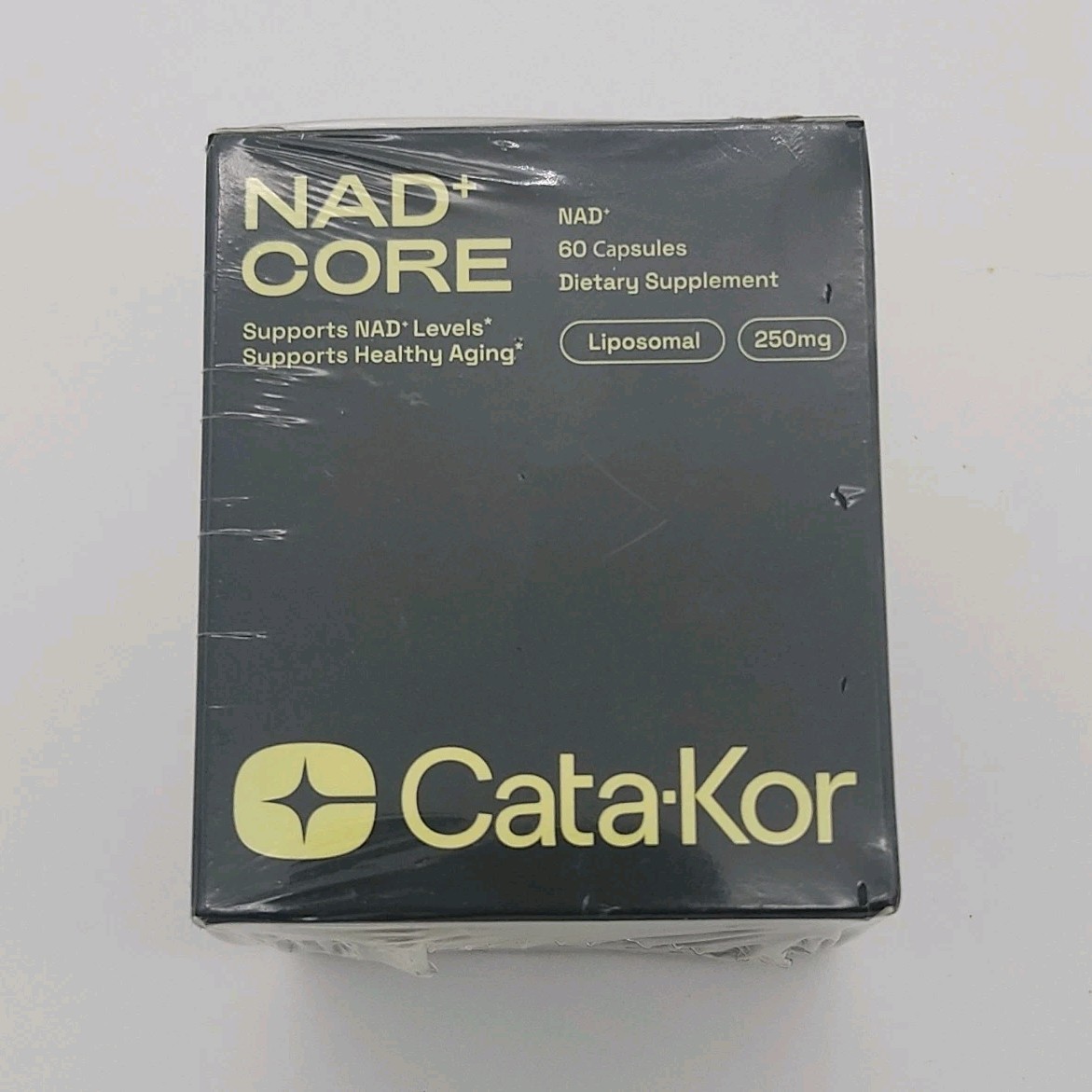 Cata-Kor NAD+ Core Liposomal 250mg Capsules 60 ct Anti-Aging Dairy-Free