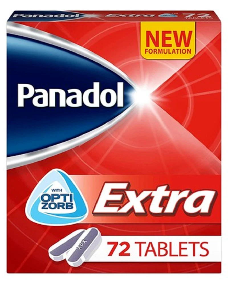 Panadol Extra with Optizorb Formulation – 72 Tablets