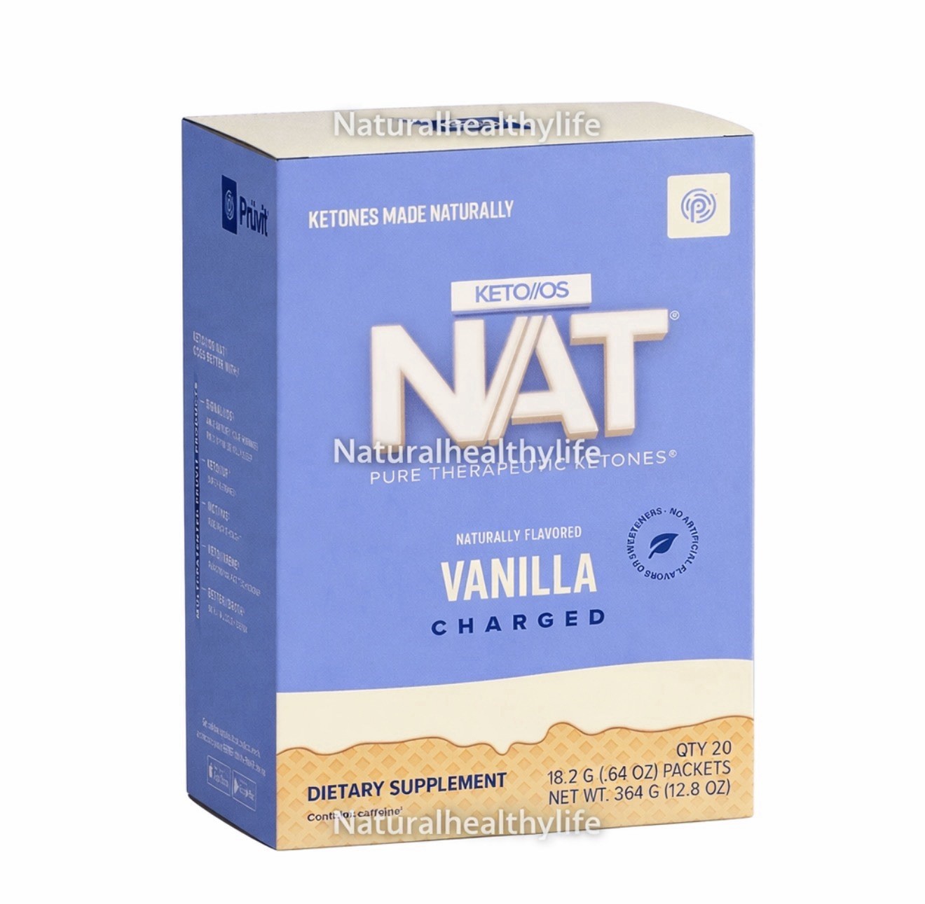 Pruvit OSNAT Ketones VANILLA CHARGED 20 PACKS. FREE SHIPPING EXP: 04/2027