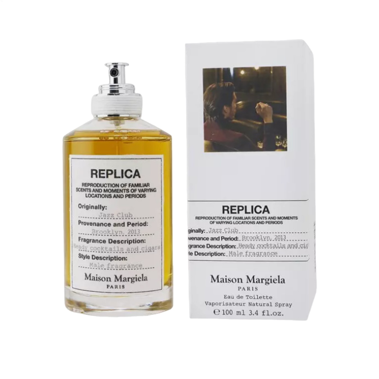Replica Jazz Club by Maison Margiela 3.4oz EDT Woody Cologne for Men New Box