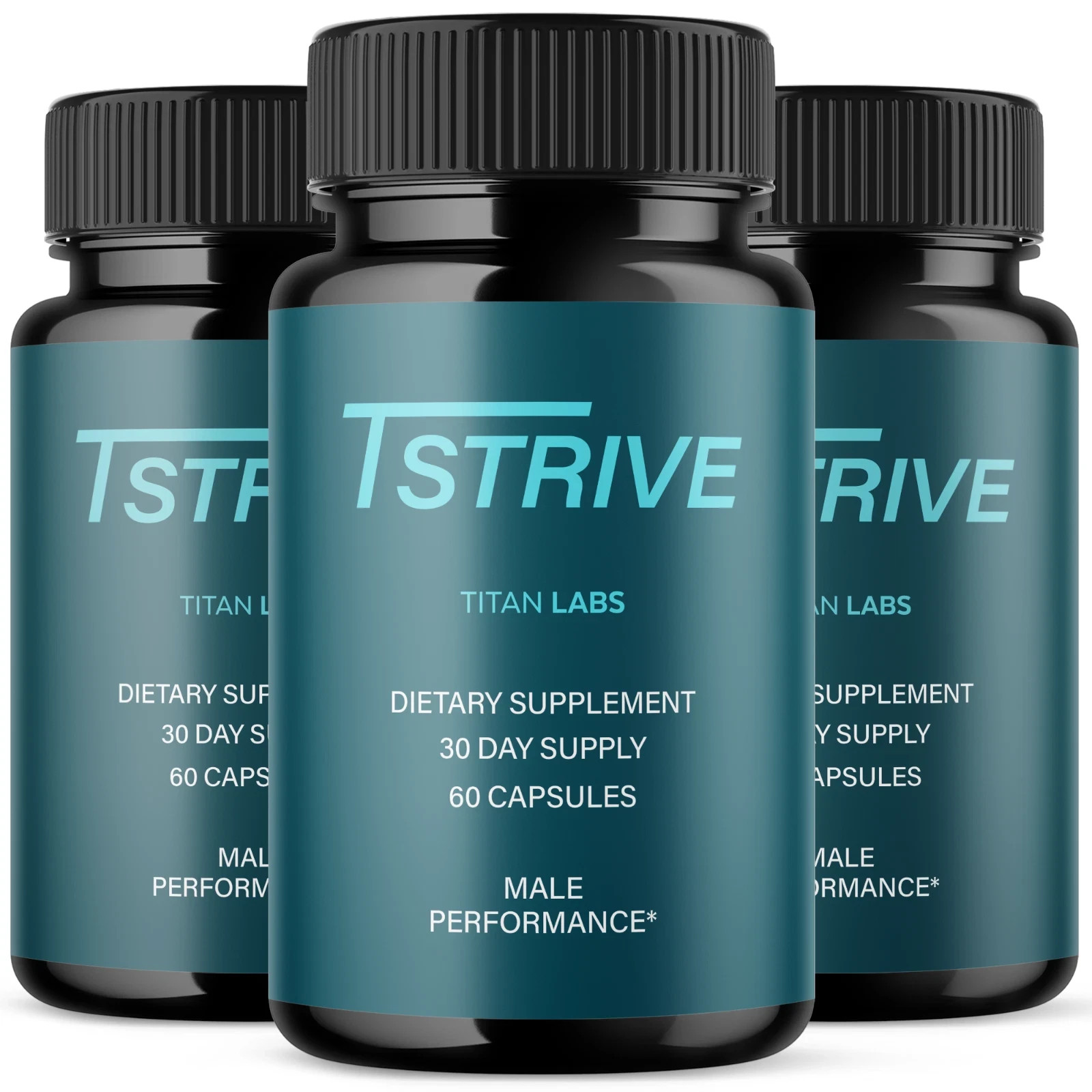 (5 Pack) Tstrive Advanced Male Support Performance Supplement 60 Capsules