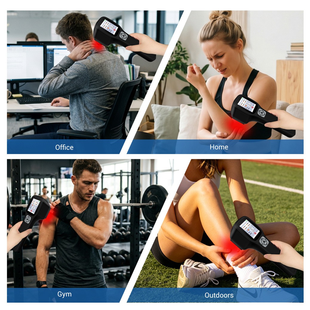 Portable Cold Laser Therapy for Pain Relief Sports Injury Muscle Healing 2500mW