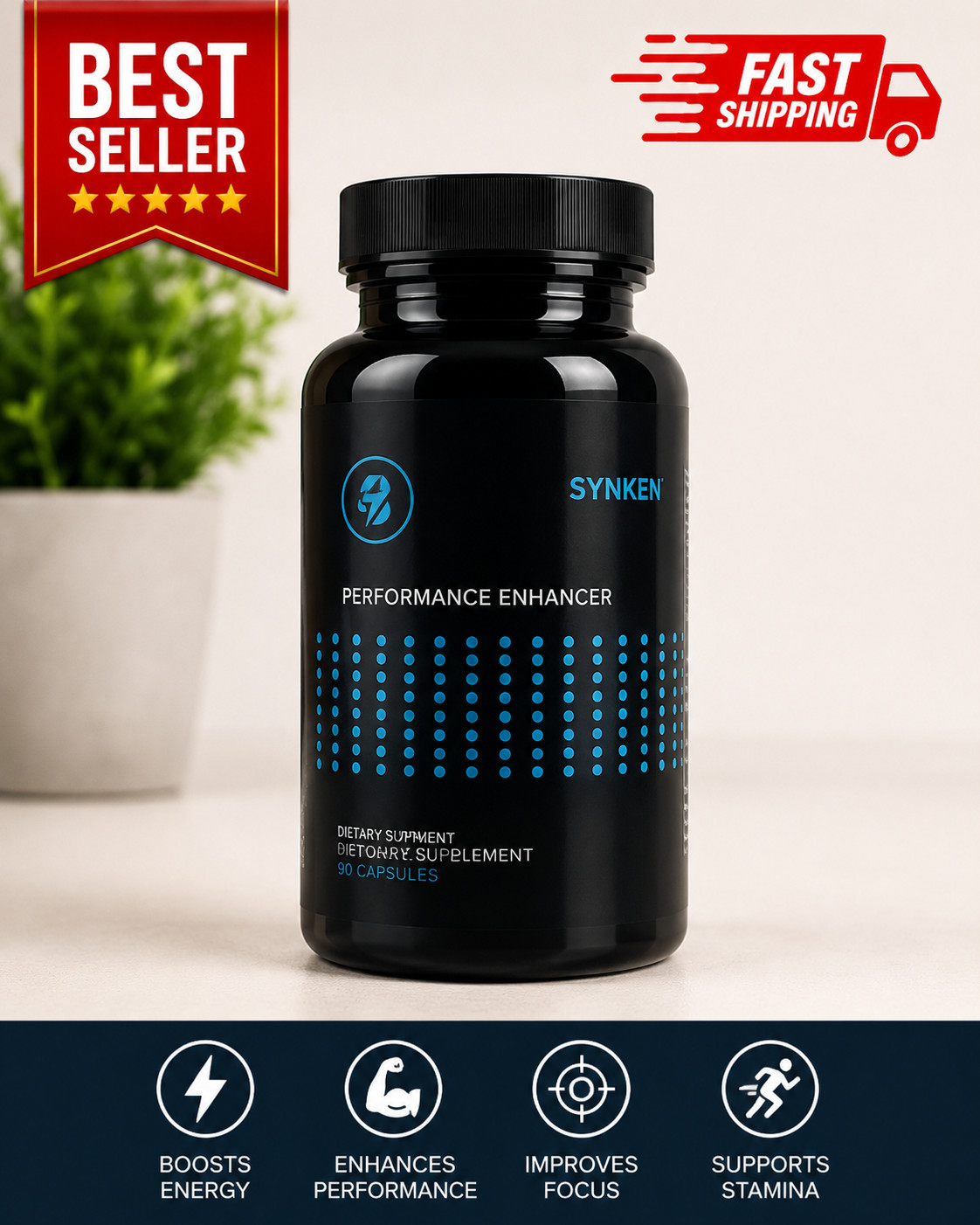 Vitalina Performer 8 Men’s Supplement 60 Capsules Advanced Formula