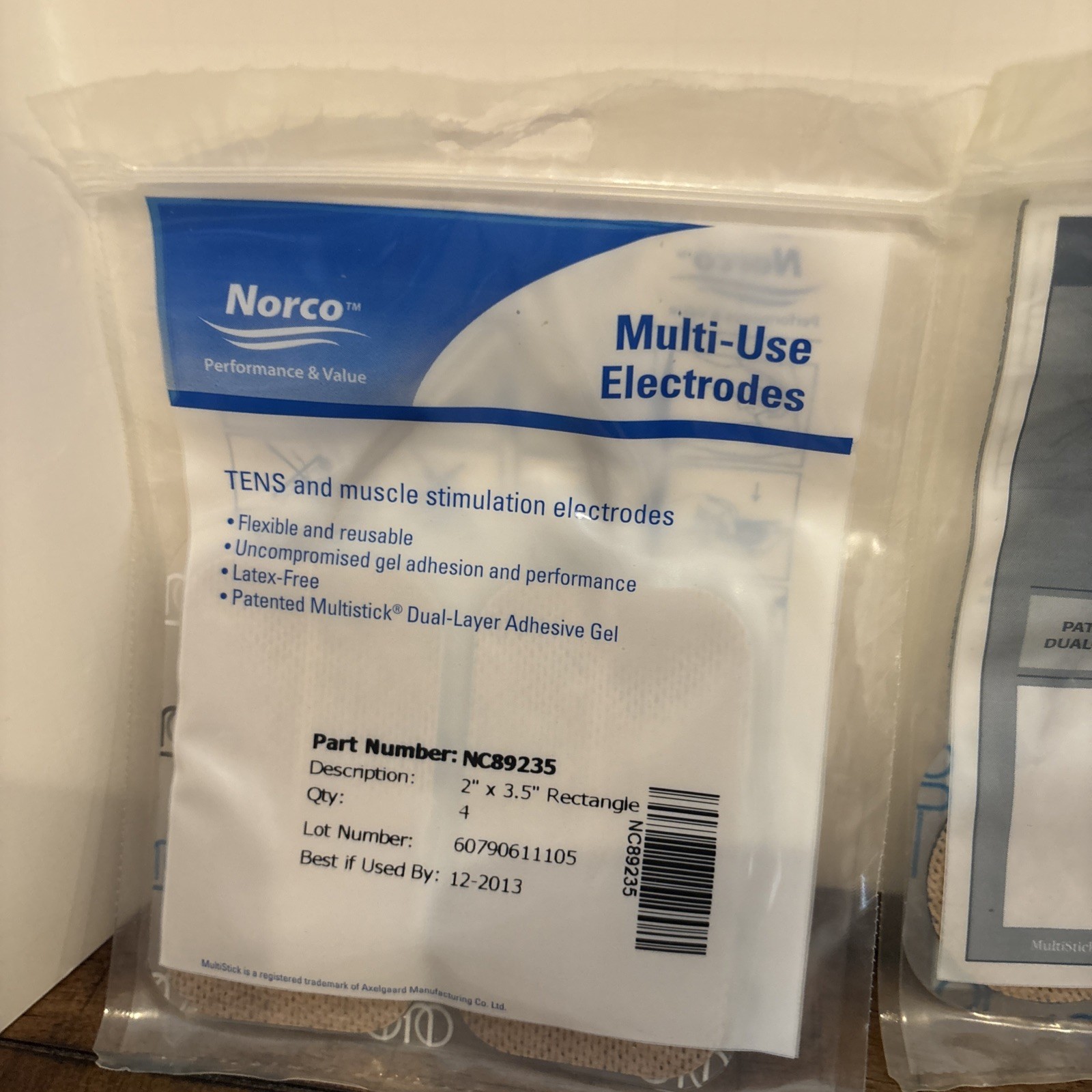 TENS 3000 & Opened Expired Electrodes