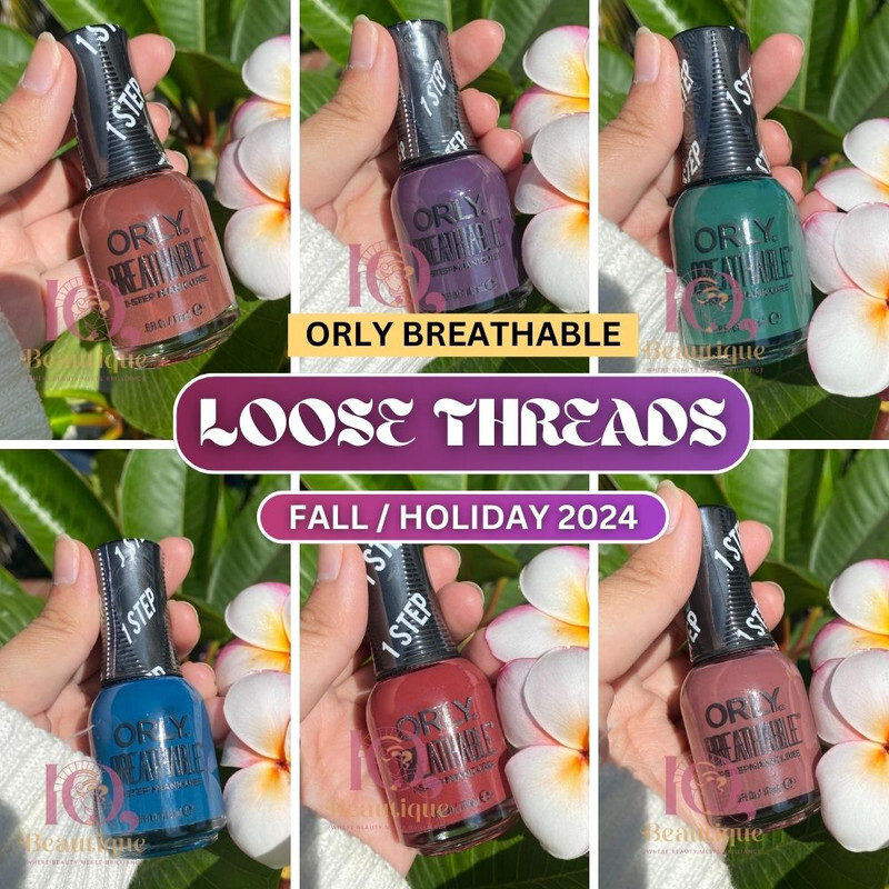 Orly Breathable Loose Threads Fall 2024 NEW 6 COLORS 0.6oz *Pick Any*