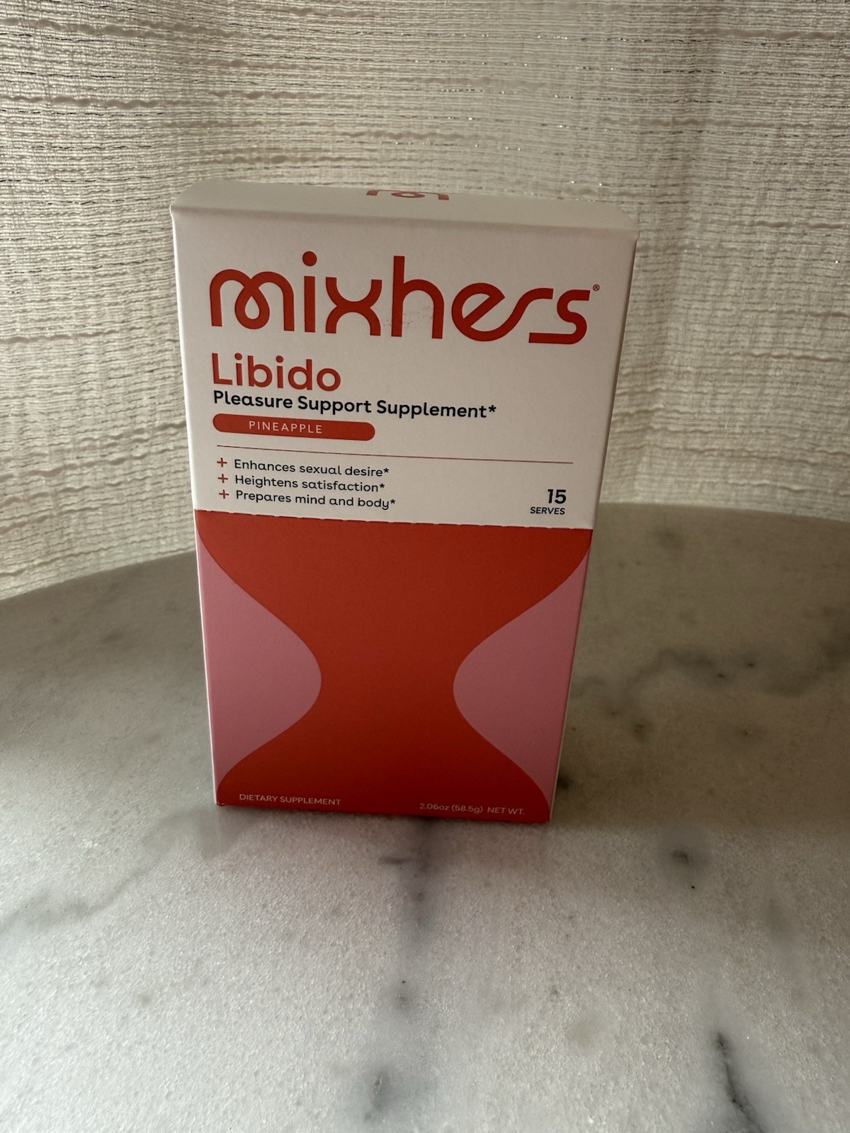 MixHers Libido Pleasure Support. PINEAPPLE. 15 servings. EXP: 01/2026. new!