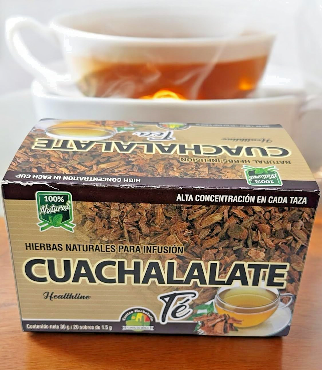 Te de cuachalalate 2 Pack 40 bolsitas Te De Cuachalalate 100% Natural