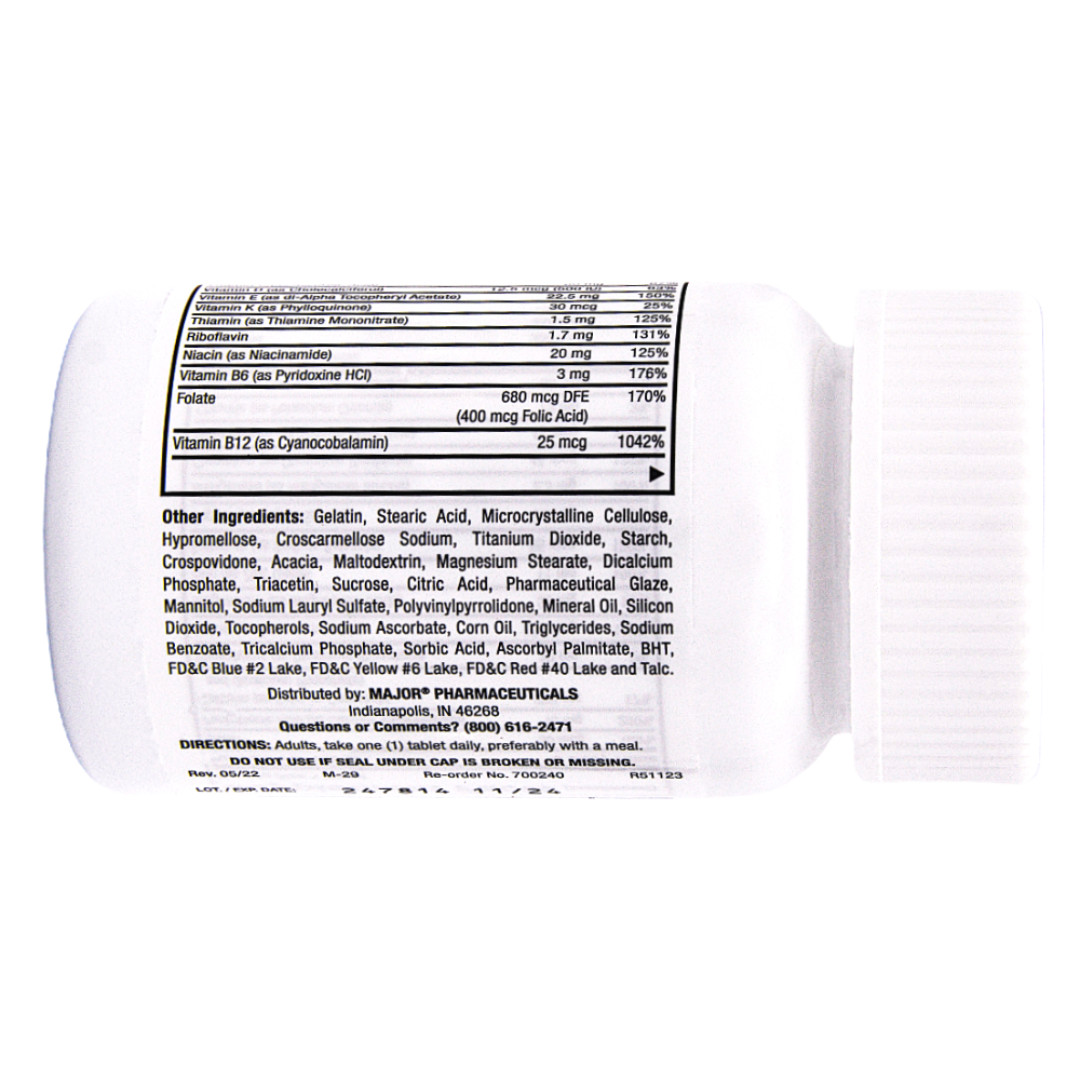Major CertaVite with Antioxidants Vitamins & Minerals – 60 Tablets | Exp 11-2024
