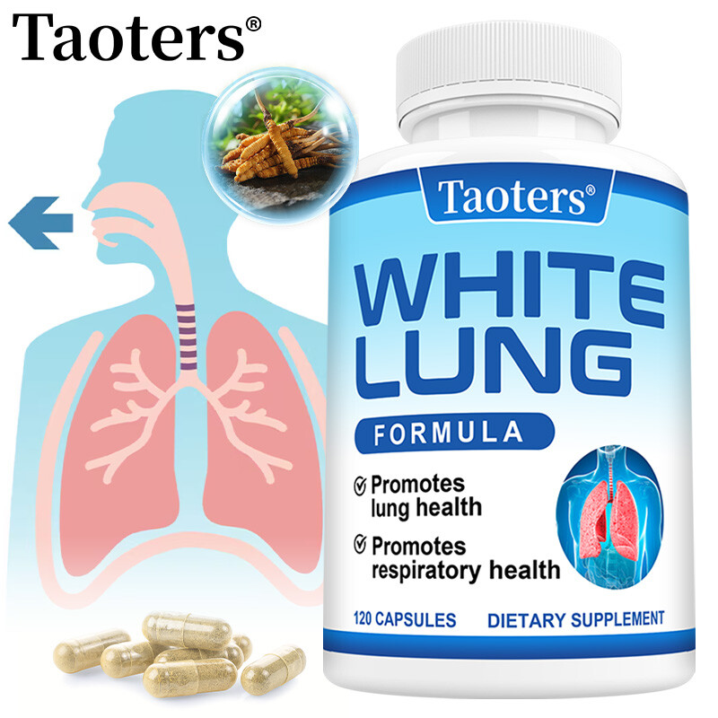 White Lung 120 Capsules Lung Cleanse Detox Support Lung Respiratory Health