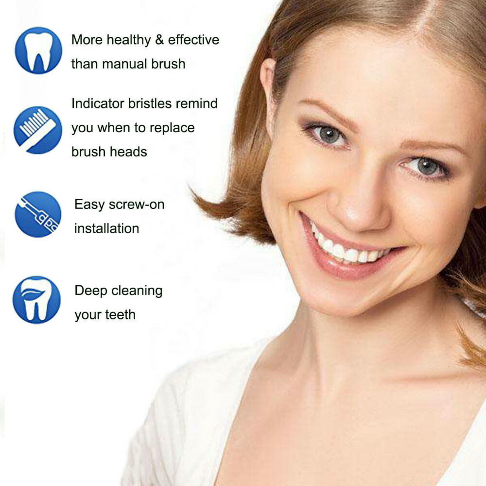 6PCS Replacement Electric Toothbrush Heads for Philips E Series HX7002